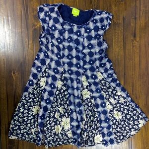 Anthropologie Maeve L Short Floral Swing Dress